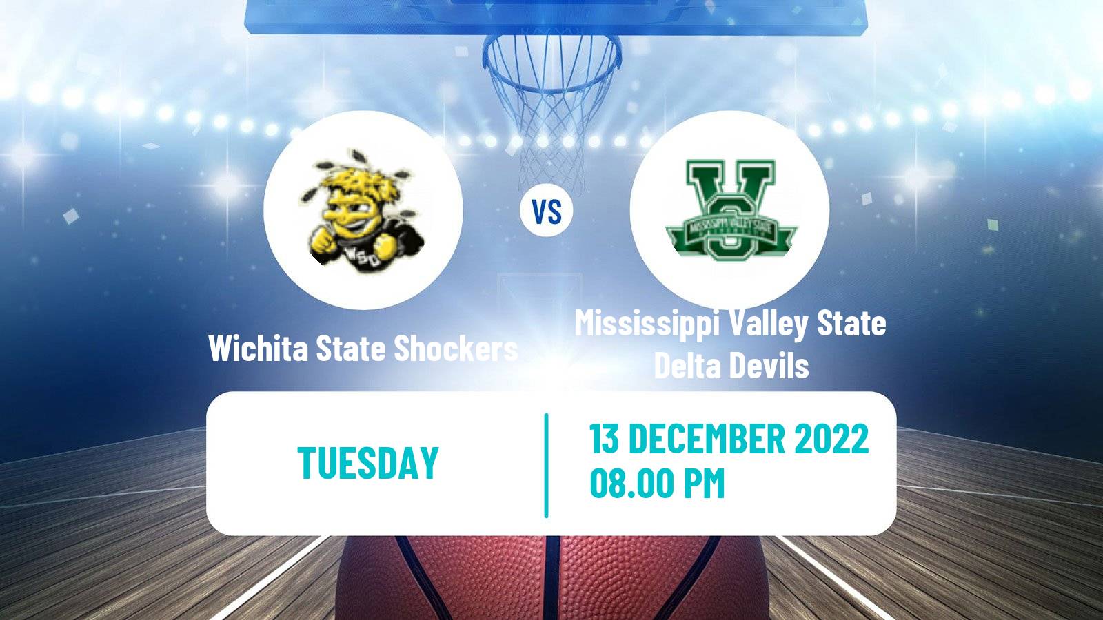 Basketball NCAA College Basketball Wichita State Shockers - Mississippi Valley State Delta Devils