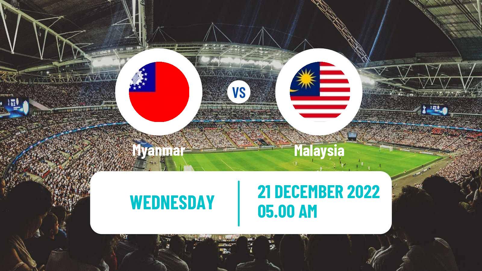 Soccer AFF Сhampionship Myanmar - Malaysia