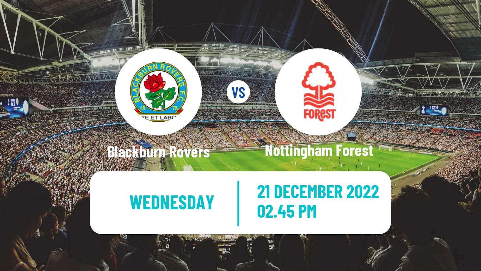 Soccer English League Cup Blackburn Rovers - Nottingham Forest