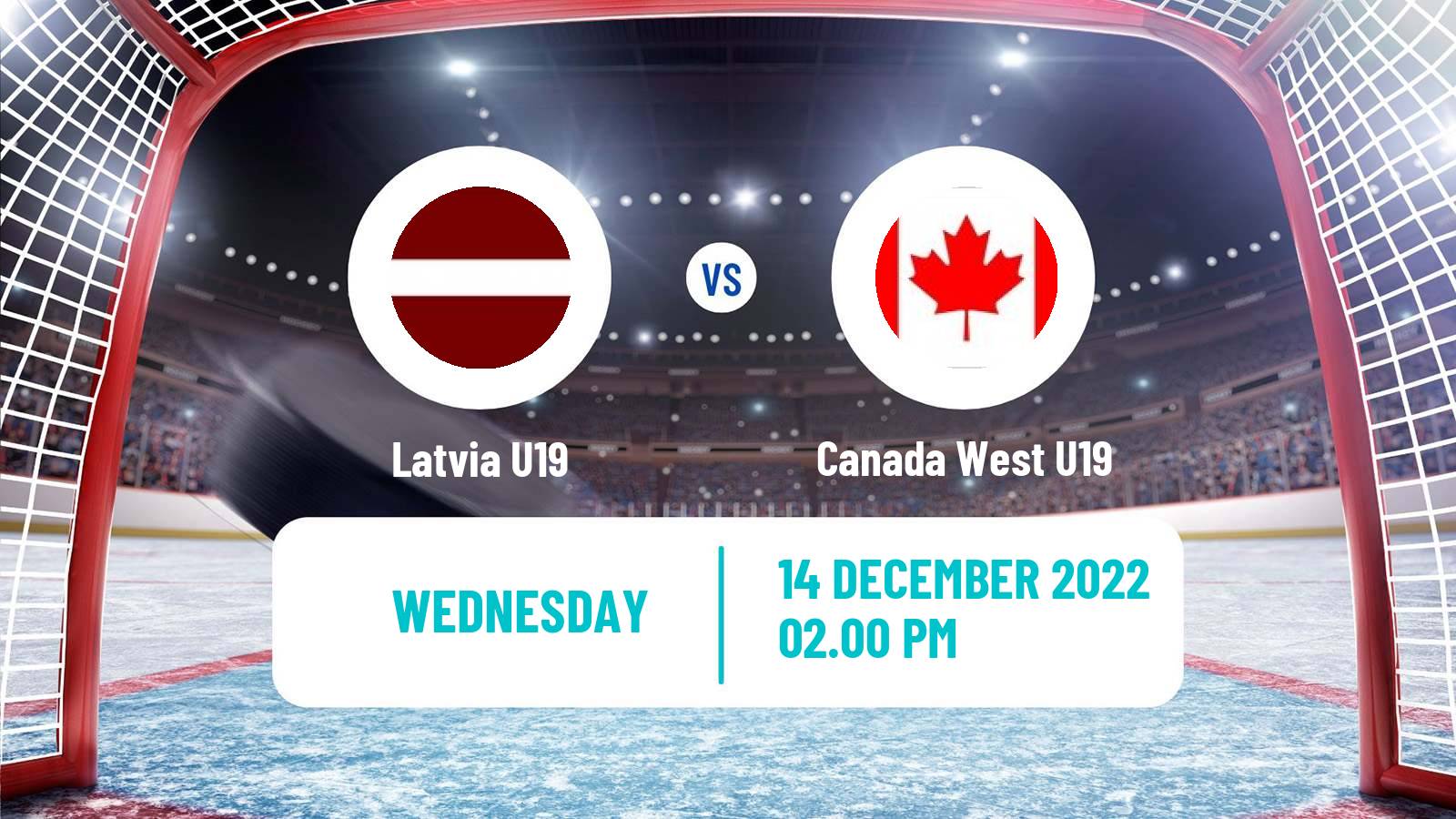 Hockey Hockey World Junior A Challenge Latvia U19 - Canada West U19