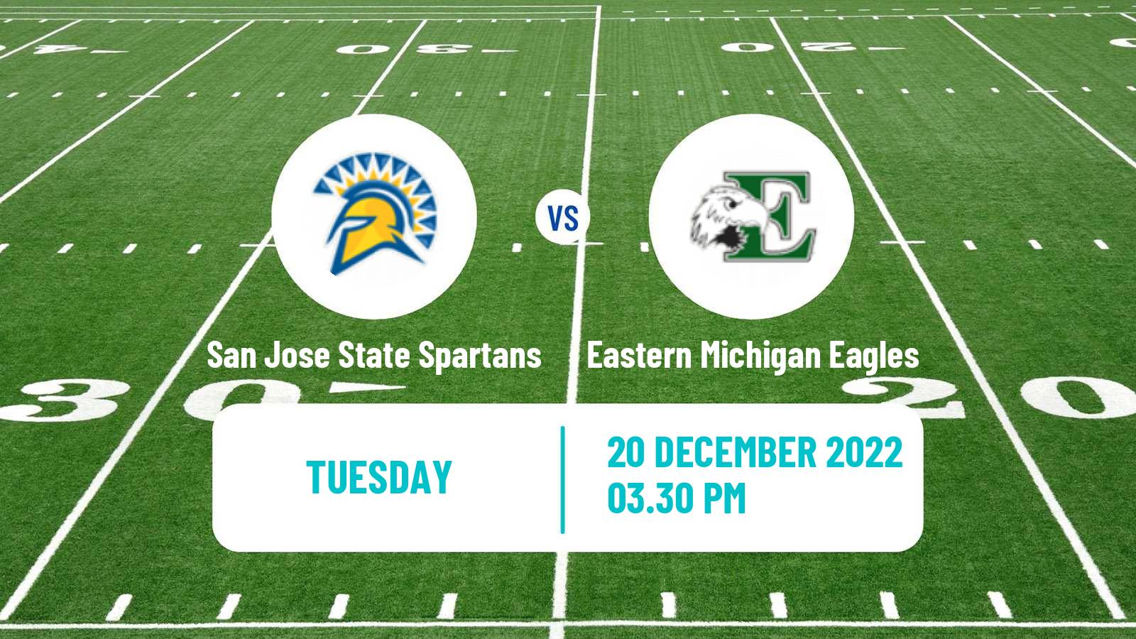 American football NCAA College Football San Jose State Spartans - Eastern Michigan Eagles