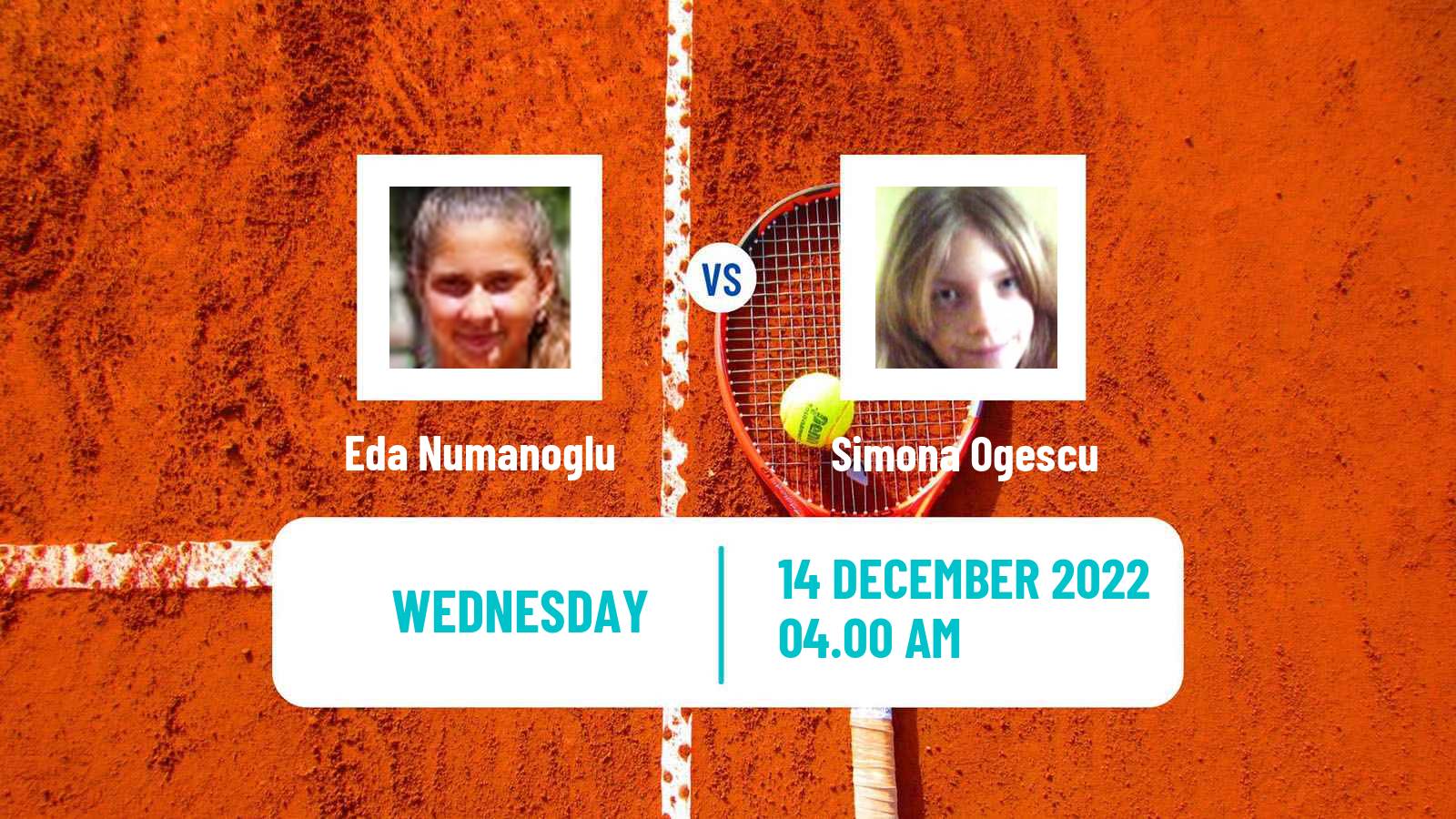 Tennis ITF Tournaments Eda Numanoglu - Simona Ogescu