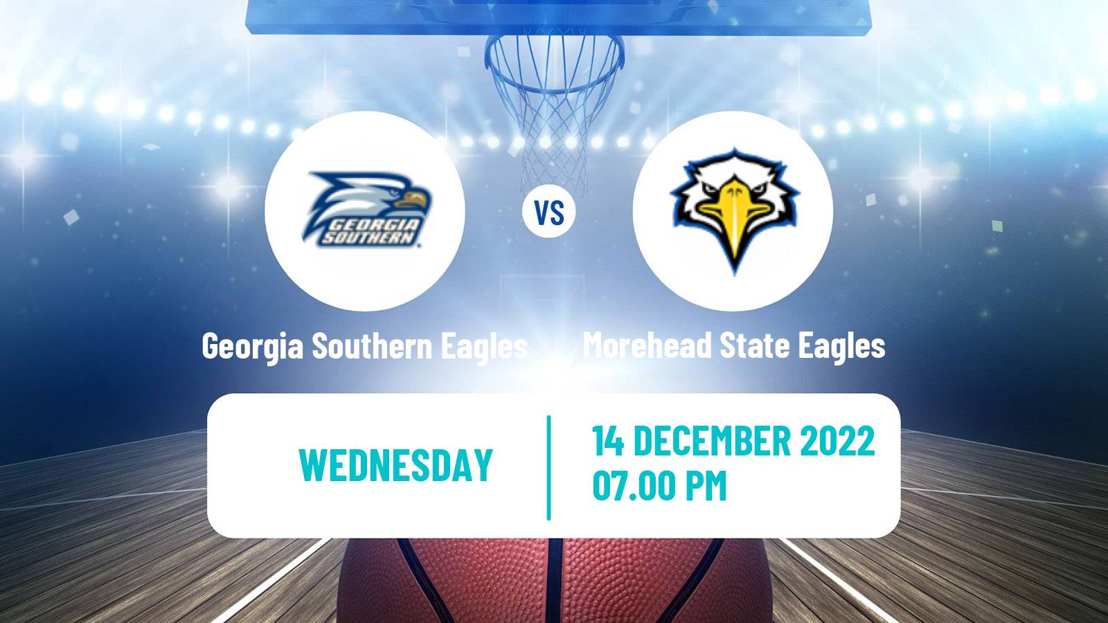 Basketball NCAA College Basketball Georgia Southern Eagles - Morehead State Eagles