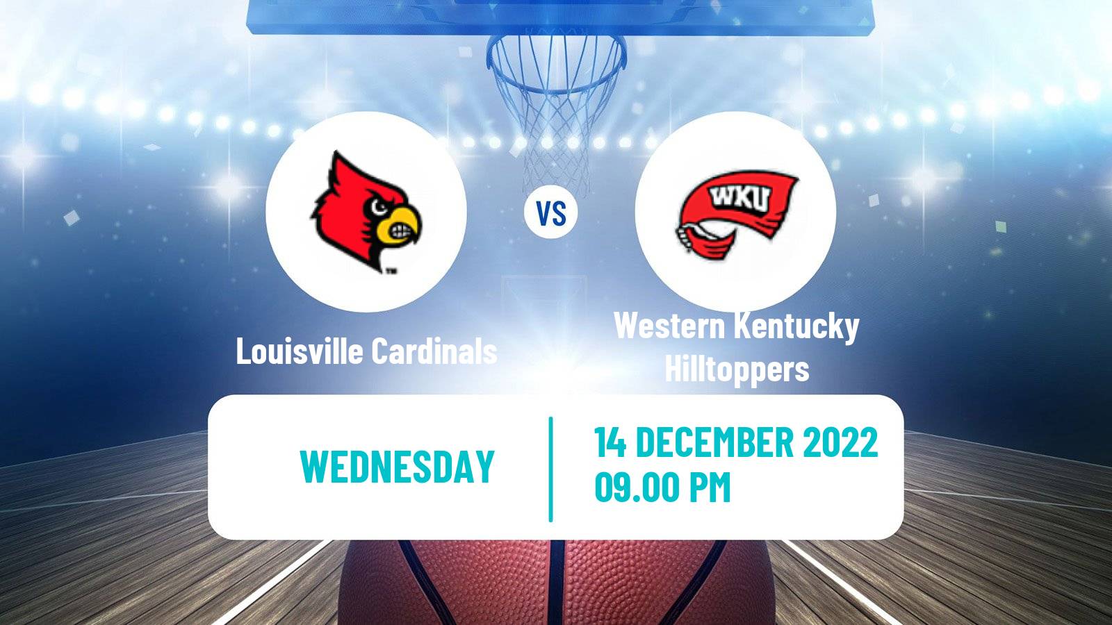 Basketball NCAA College Basketball Louisville Cardinals - Western Kentucky Hilltoppers