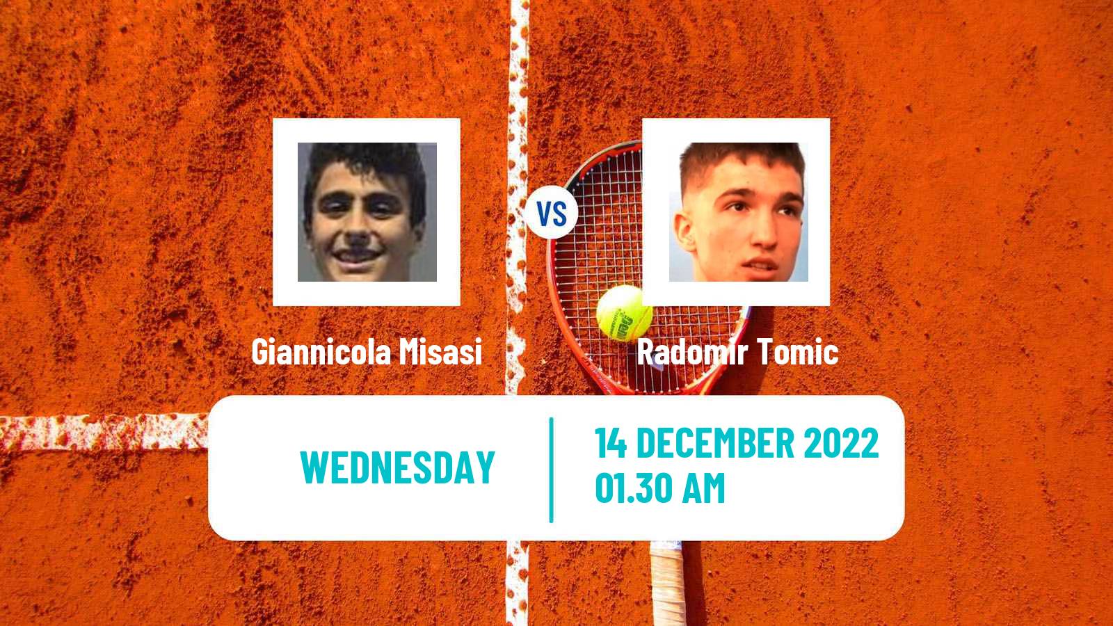 Tennis ITF Tournaments Giannicola Misasi - Radomir Tomic