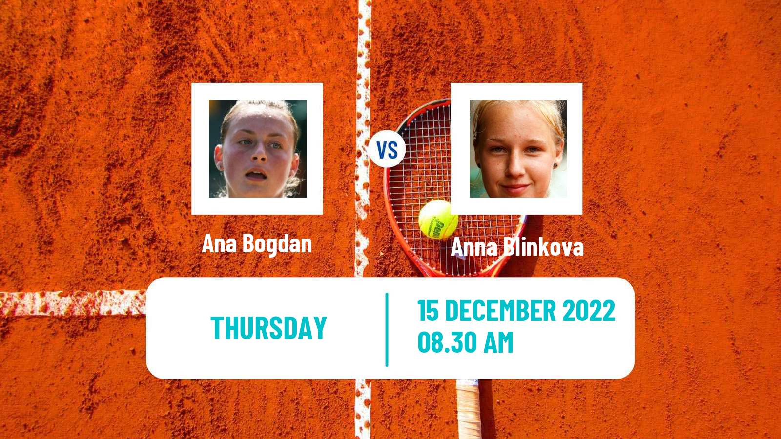 Tennis ATP Challenger Ana Bogdan - Anna Blinkova