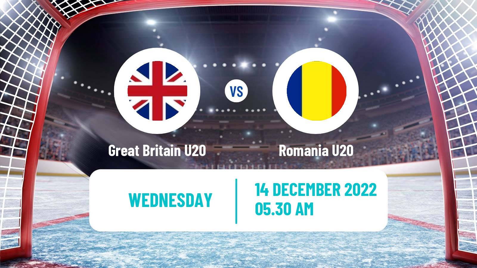 Hockey IIHF World U20 Championship IIA Great Britain U20 - Romania U20