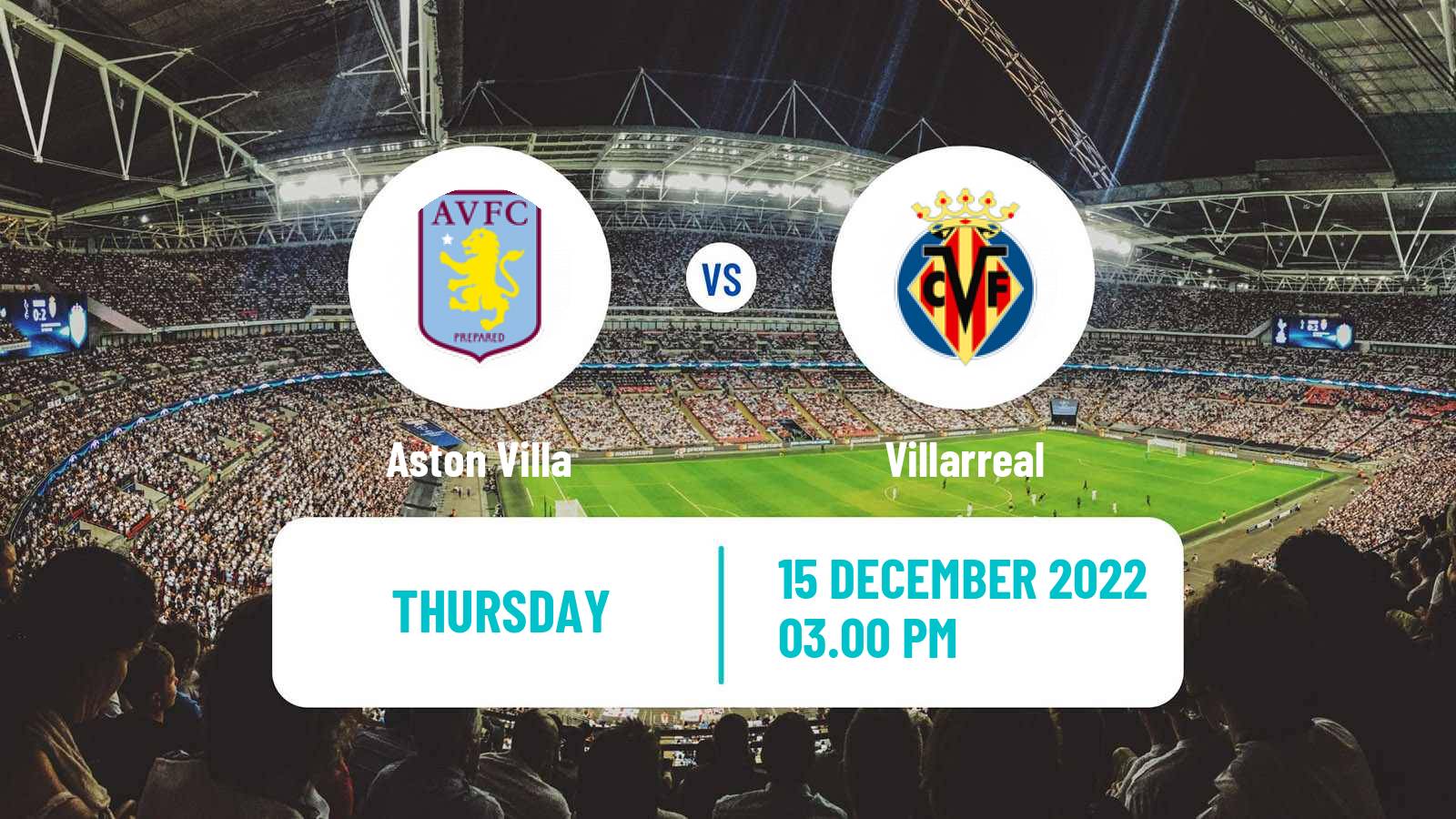 Soccer Club Friendly Aston Villa - Villarreal