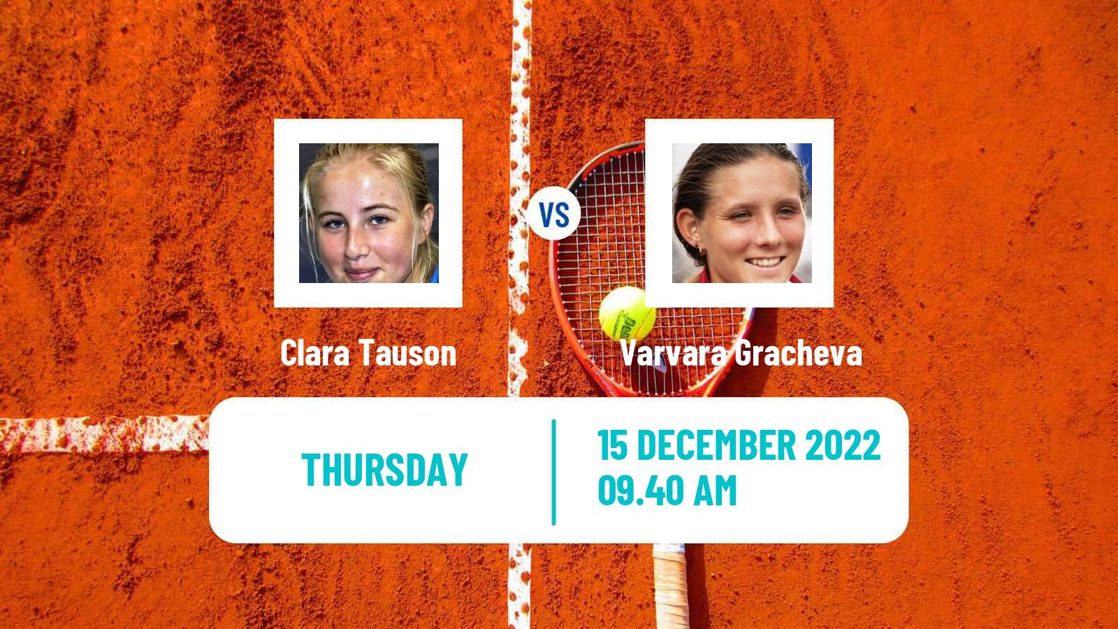 Tennis ATP Challenger Clara Tauson - Varvara Gracheva