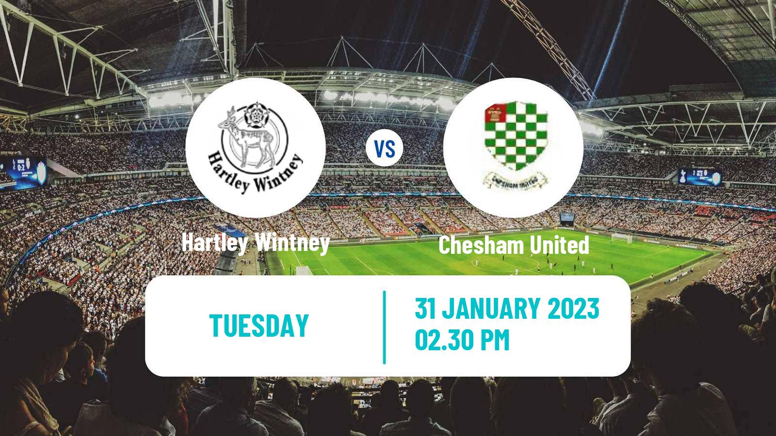 Soccer English Southern League South Division Hartley Wintney - Chesham United