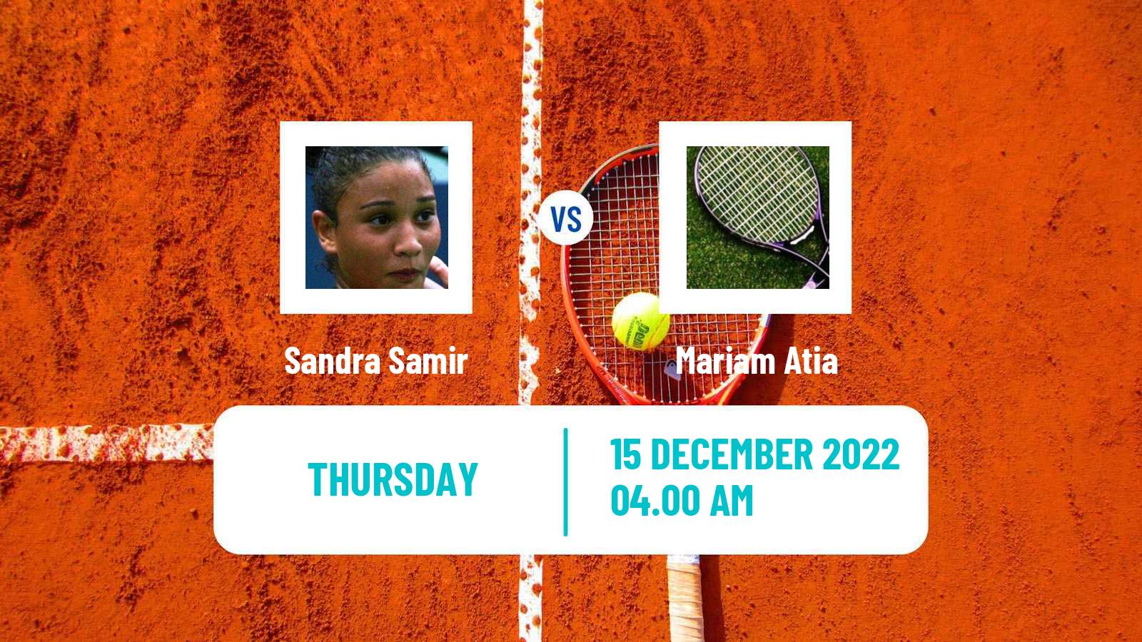Tennis ITF Tournaments Sandra Samir - Mariam Atia