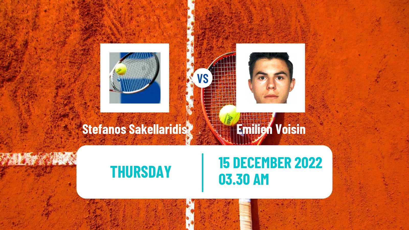 Tennis ITF Tournaments Stefanos Sakellaridis - Emilien Voisin