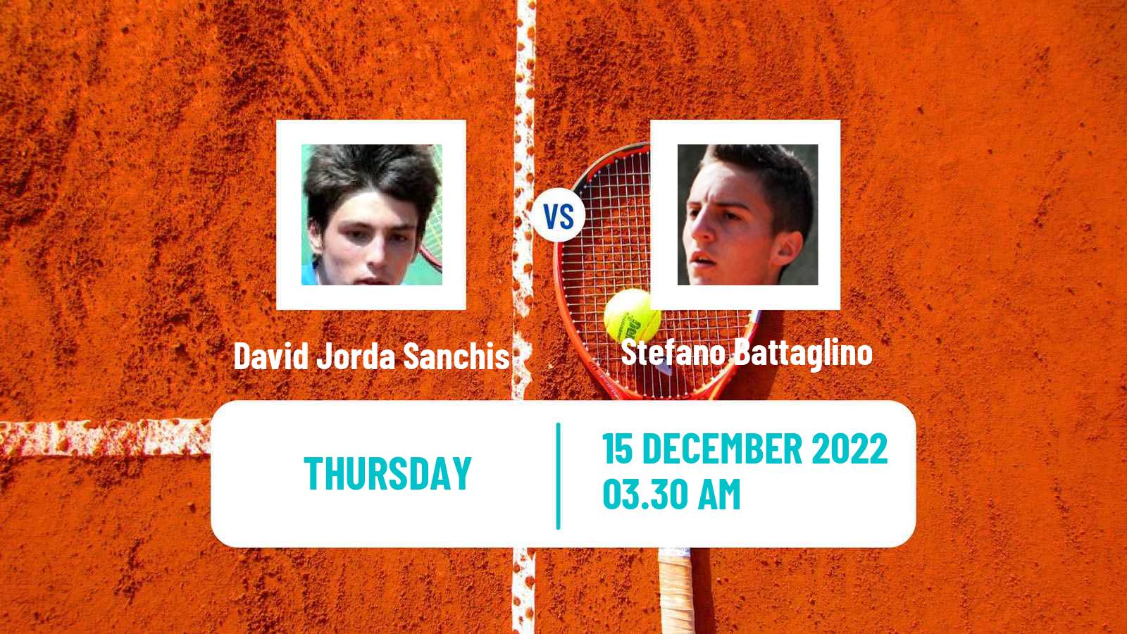 Tennis ITF Tournaments David Jorda Sanchis - Stefano Battaglino