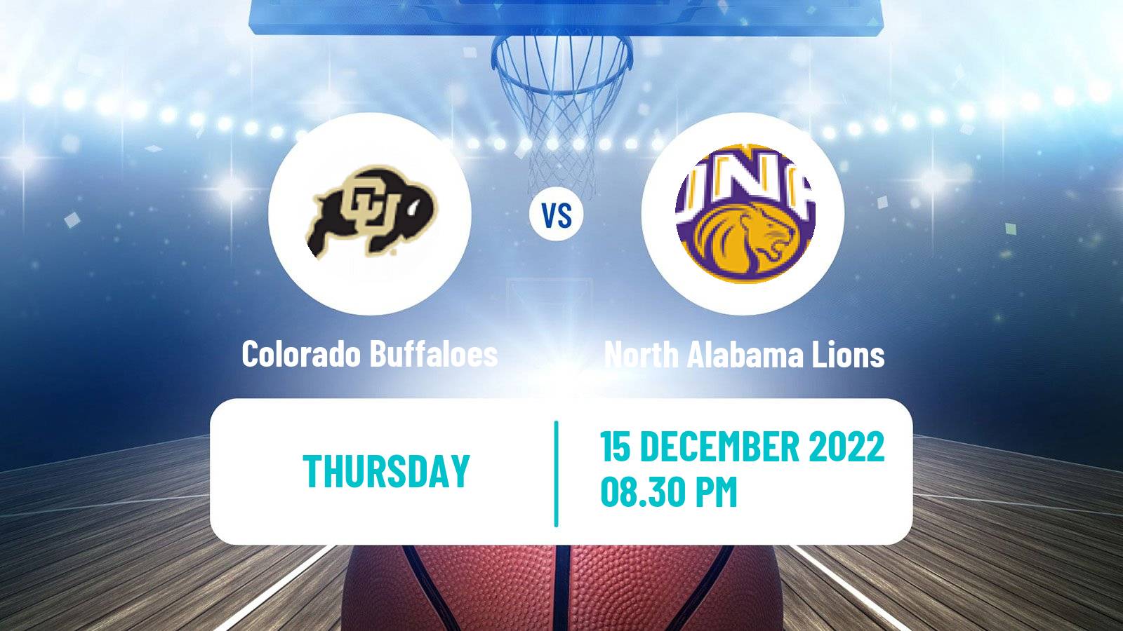 Basketball NCAA College Basketball Colorado Buffaloes - North Alabama Lions