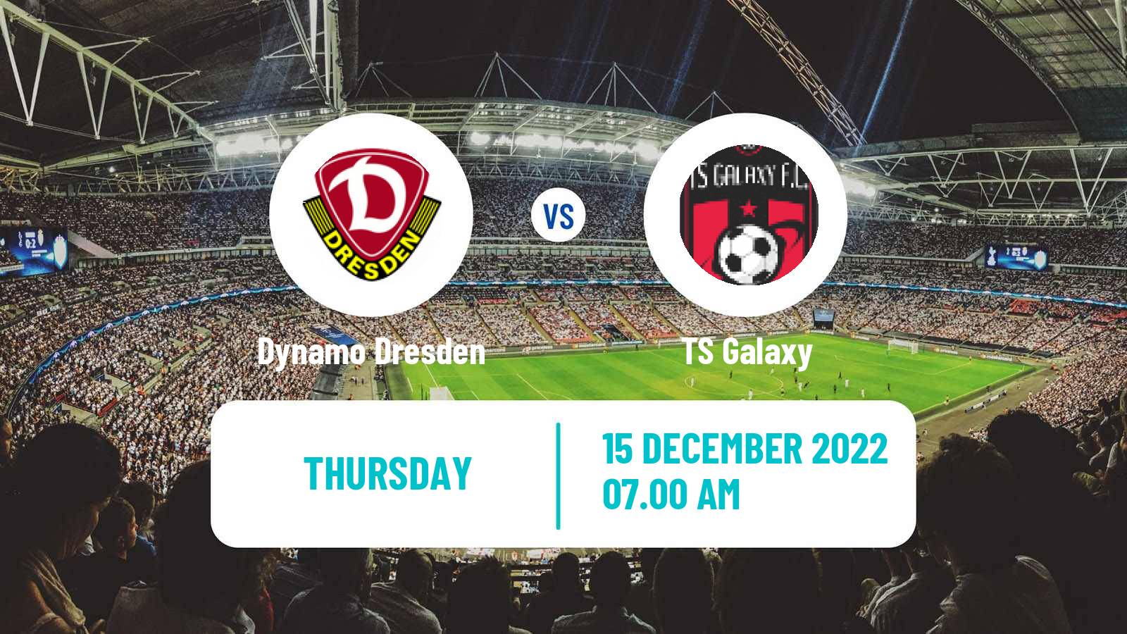 Soccer Club Friendly Dynamo Dresden - TS Galaxy