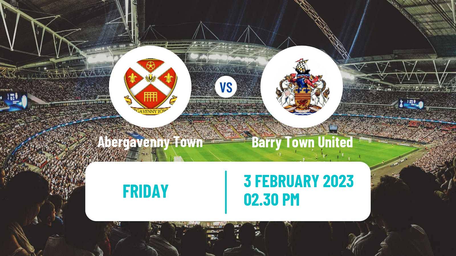 Soccer Welsh Cymru South Abergavenny Town - Barry Town United