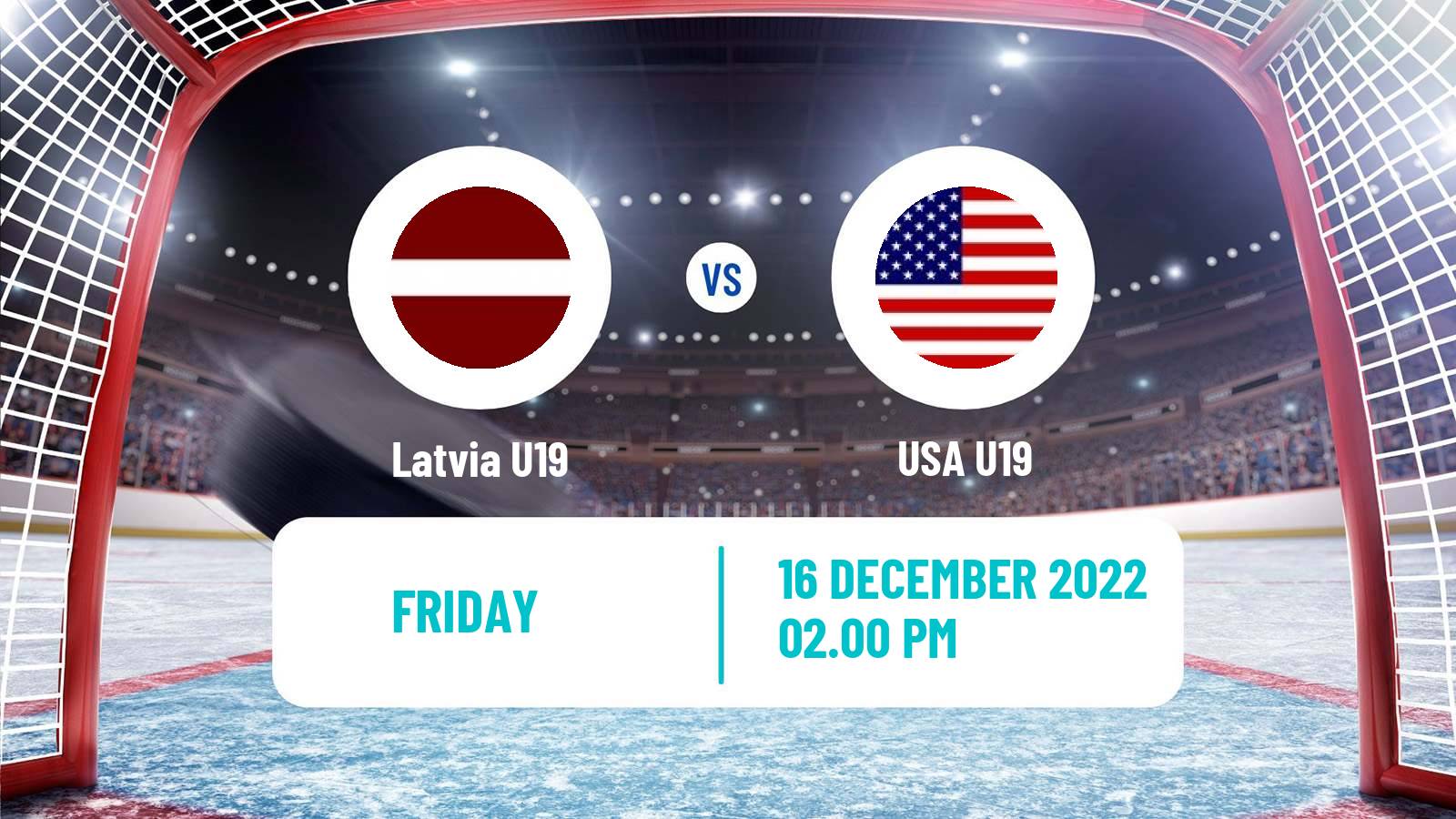 Hockey Hockey World Junior A Challenge Latvia U19 - USA U19