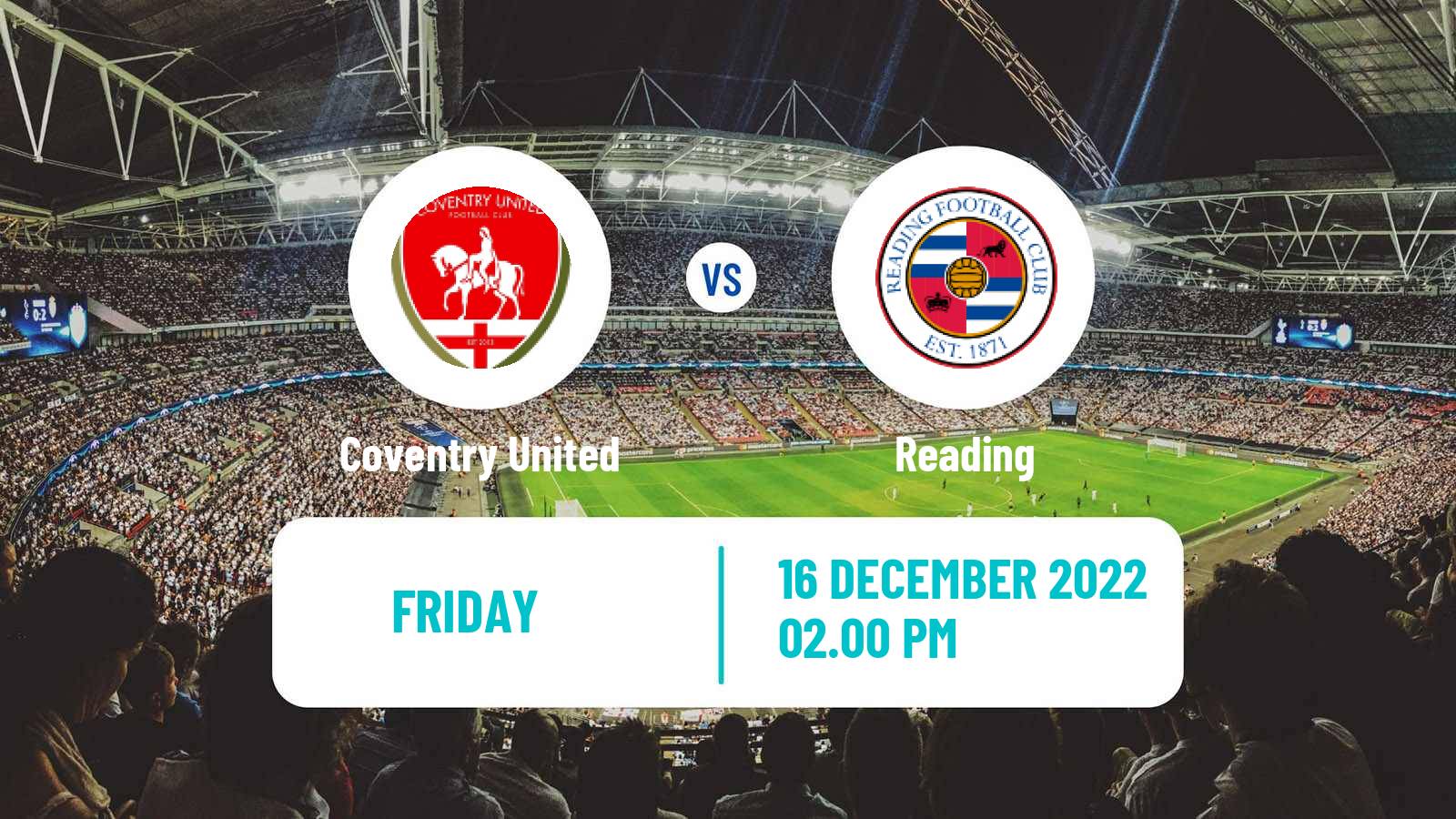 Soccer English League Cup Women Coventry United - Reading