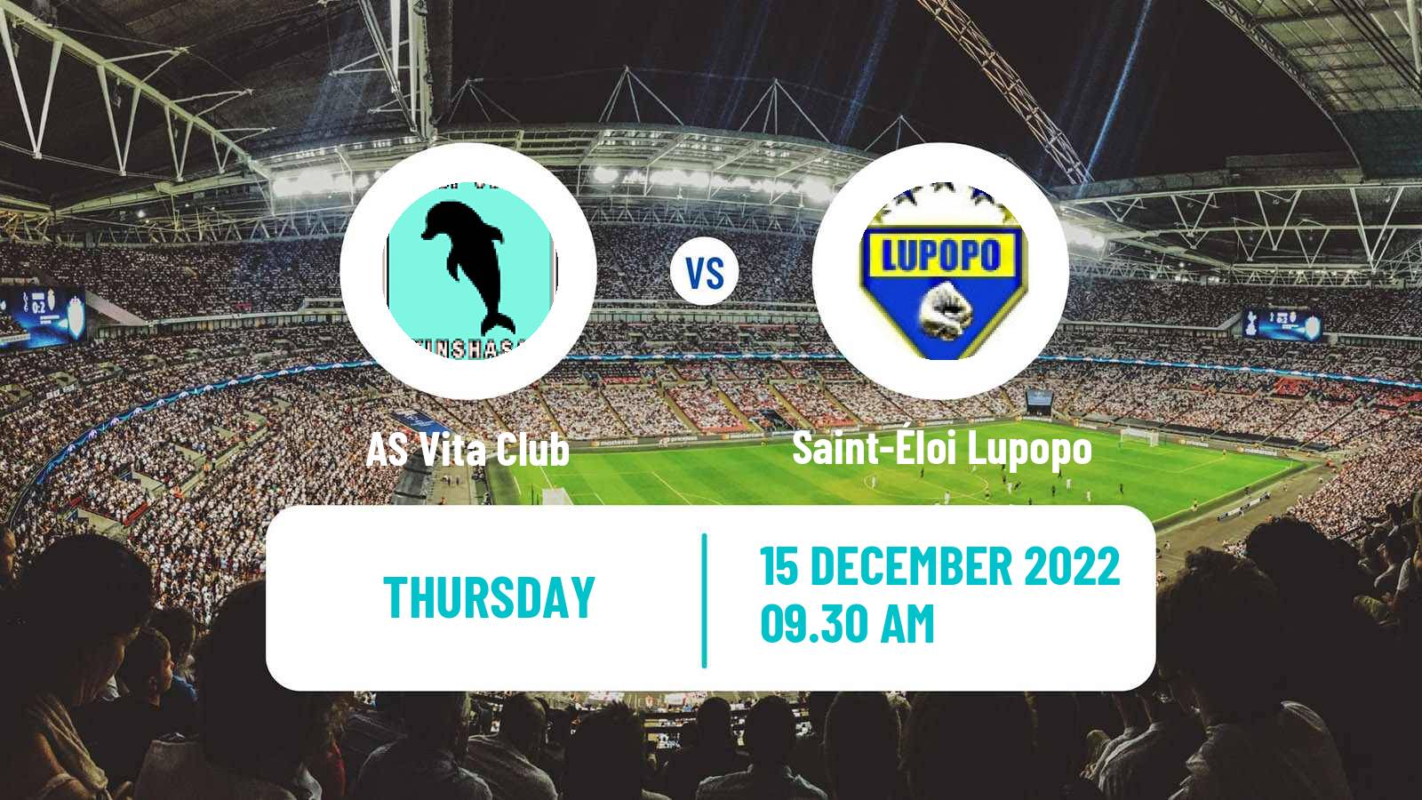 Soccer DR Congo Ligue 1 Vita Club - Saint-Éloi Lupopo