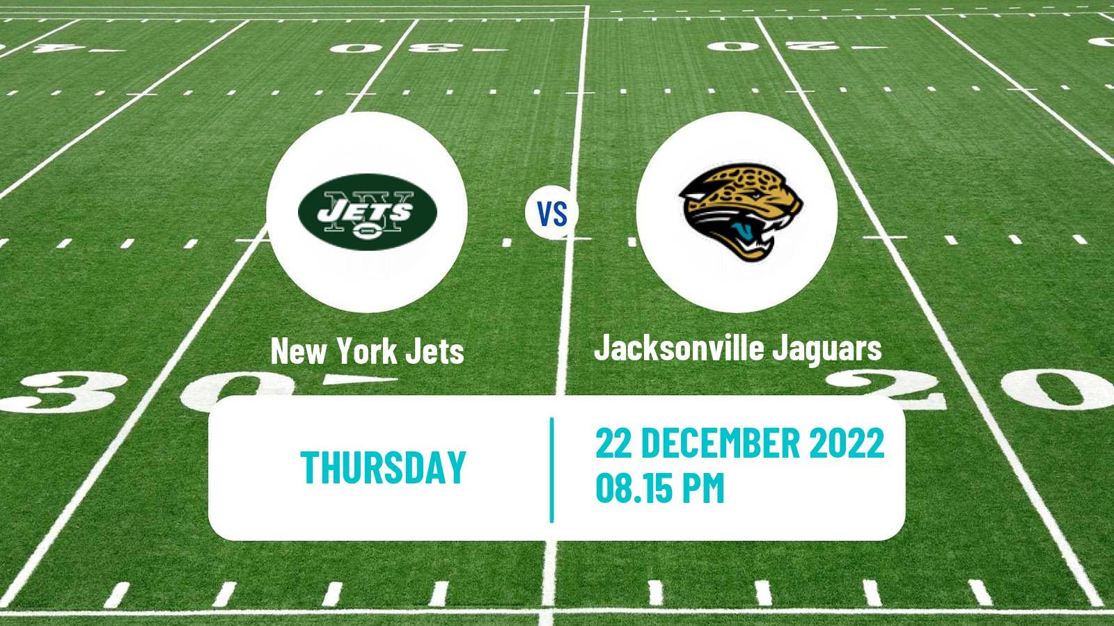 American football NFL New York Jets - Jacksonville Jaguars