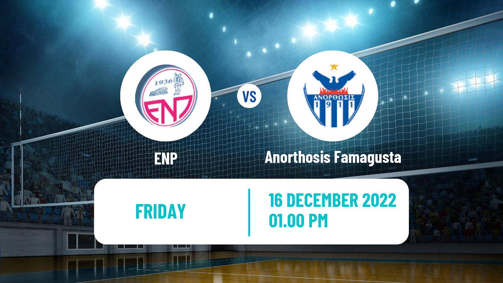 Volleyball Cypriot Championship Volleyball ENP - Anorthosis Famagusta
