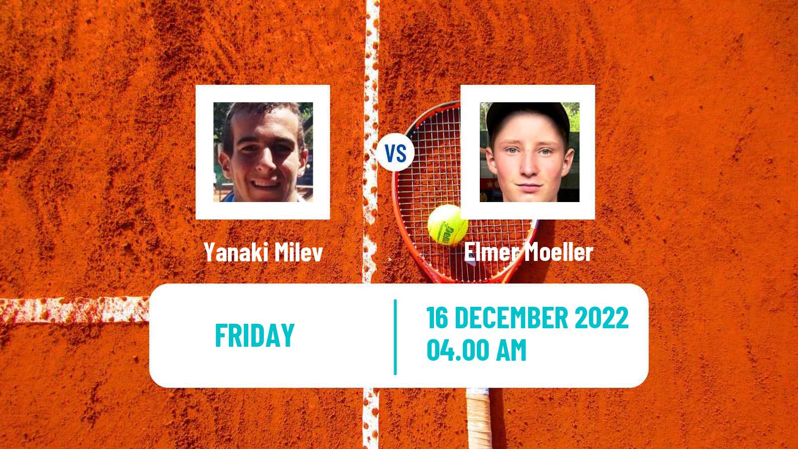 Tennis ITF Tournaments Yanaki Milev - Elmer Moeller