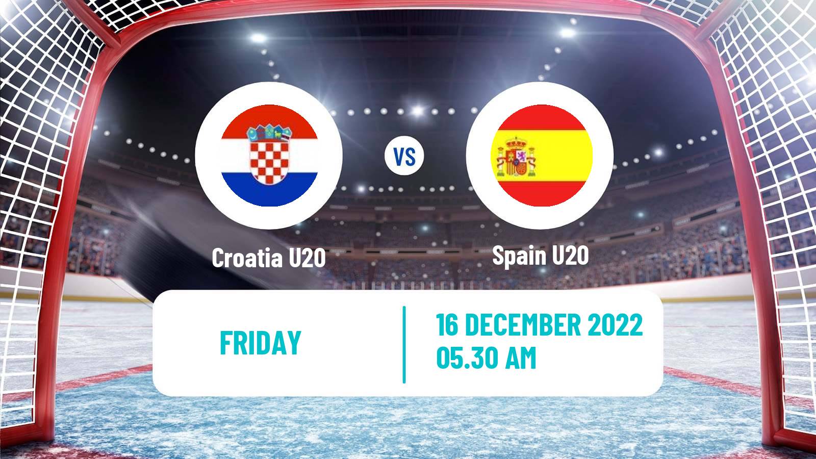 Hockey IIHF World U20 Championship IIA Croatia U20 - Spain U20