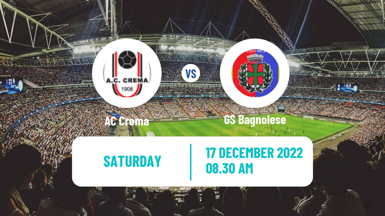 Soccer Italian Serie D - Group D Crema - Bagnolese