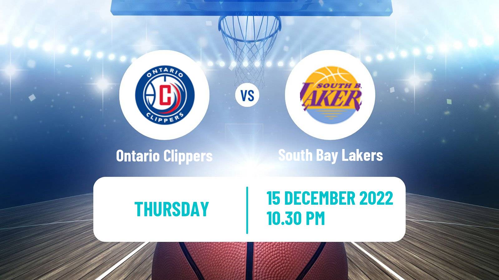 Basketball NBA G-League Ontario Clippers - South Bay Lakers