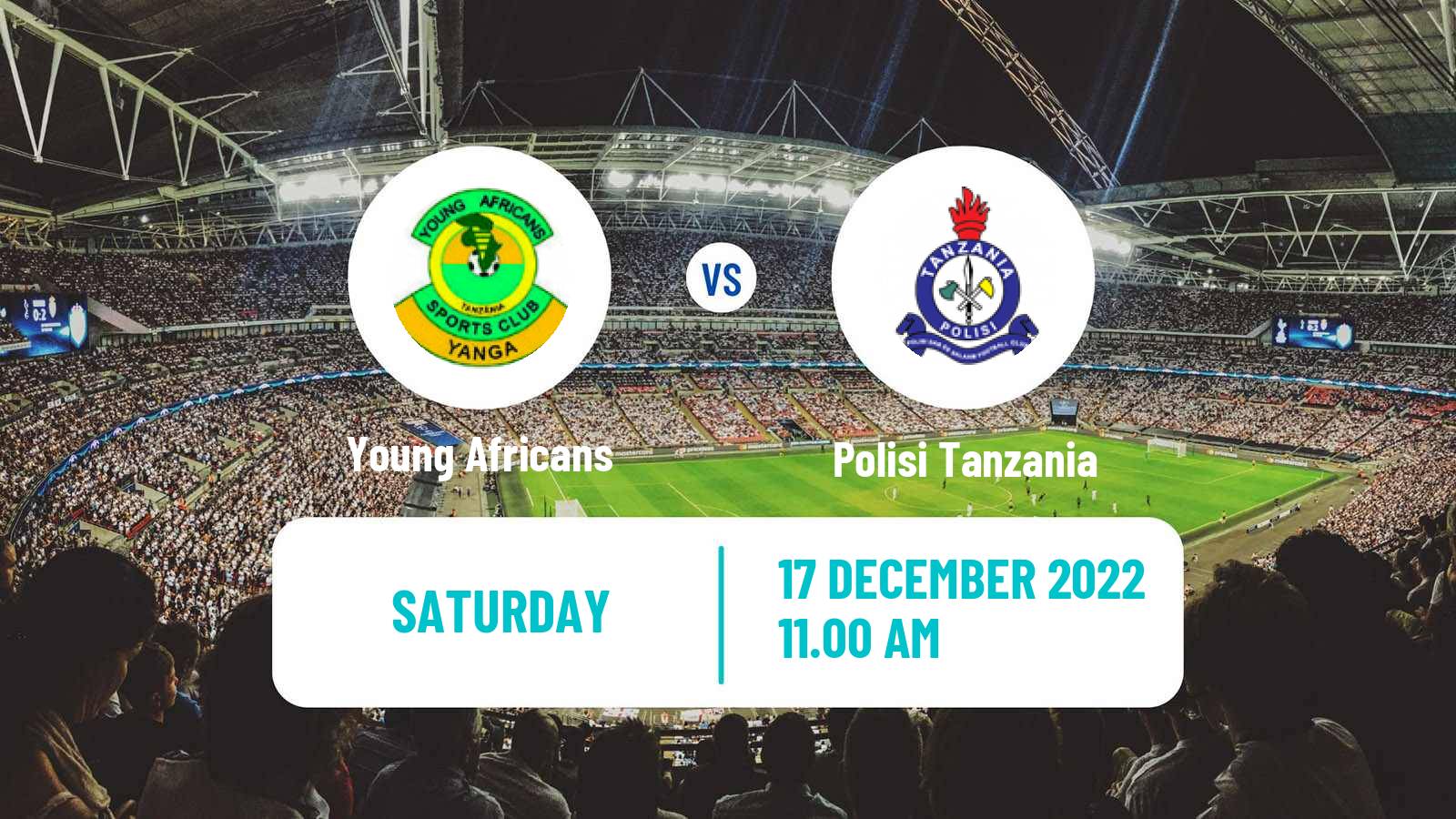 Soccer Tanzanian Premier League Young Africans - Polisi Tanzania