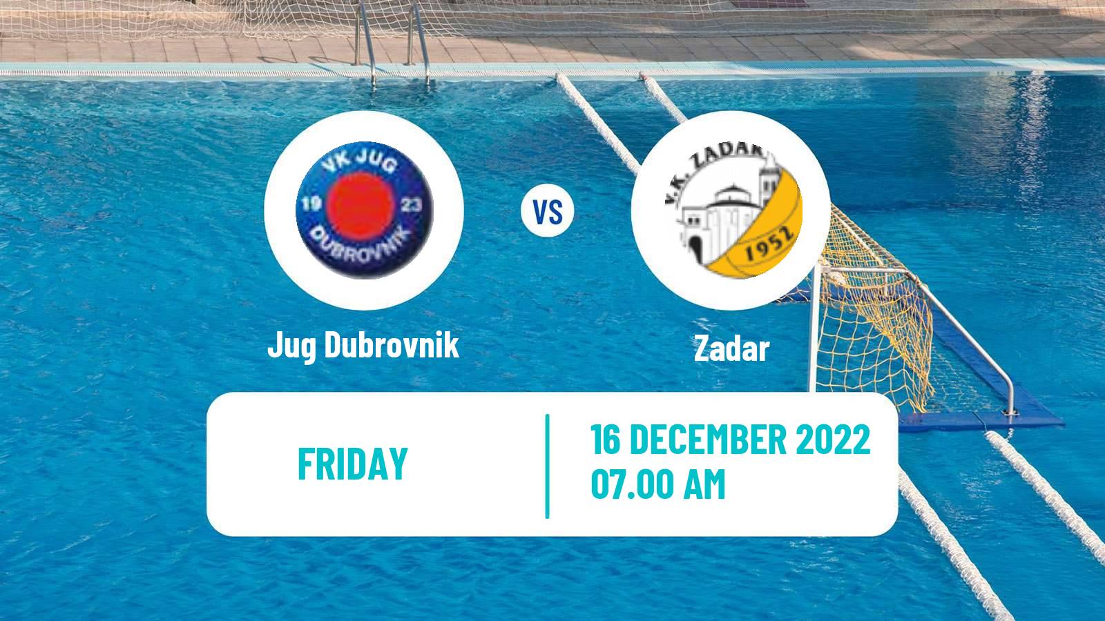 Water polo Croatian Water Polo Prva Liga Jug Dubrovnik - Zadar
