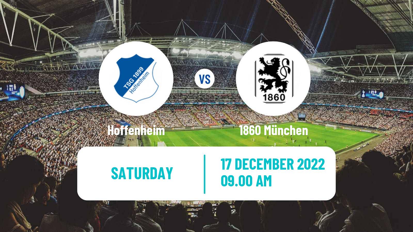 Soccer Club Friendly Hoffenheim - 1860 München