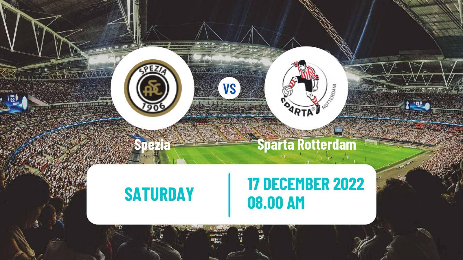 Soccer Club Friendly Spezia - Sparta Rotterdam