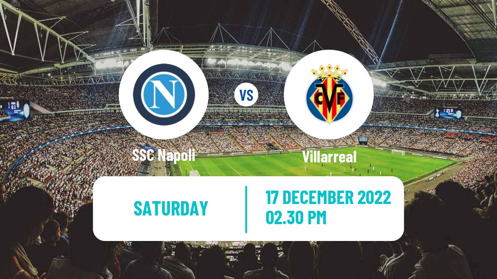 Soccer Club Friendly Napoli - Villarreal