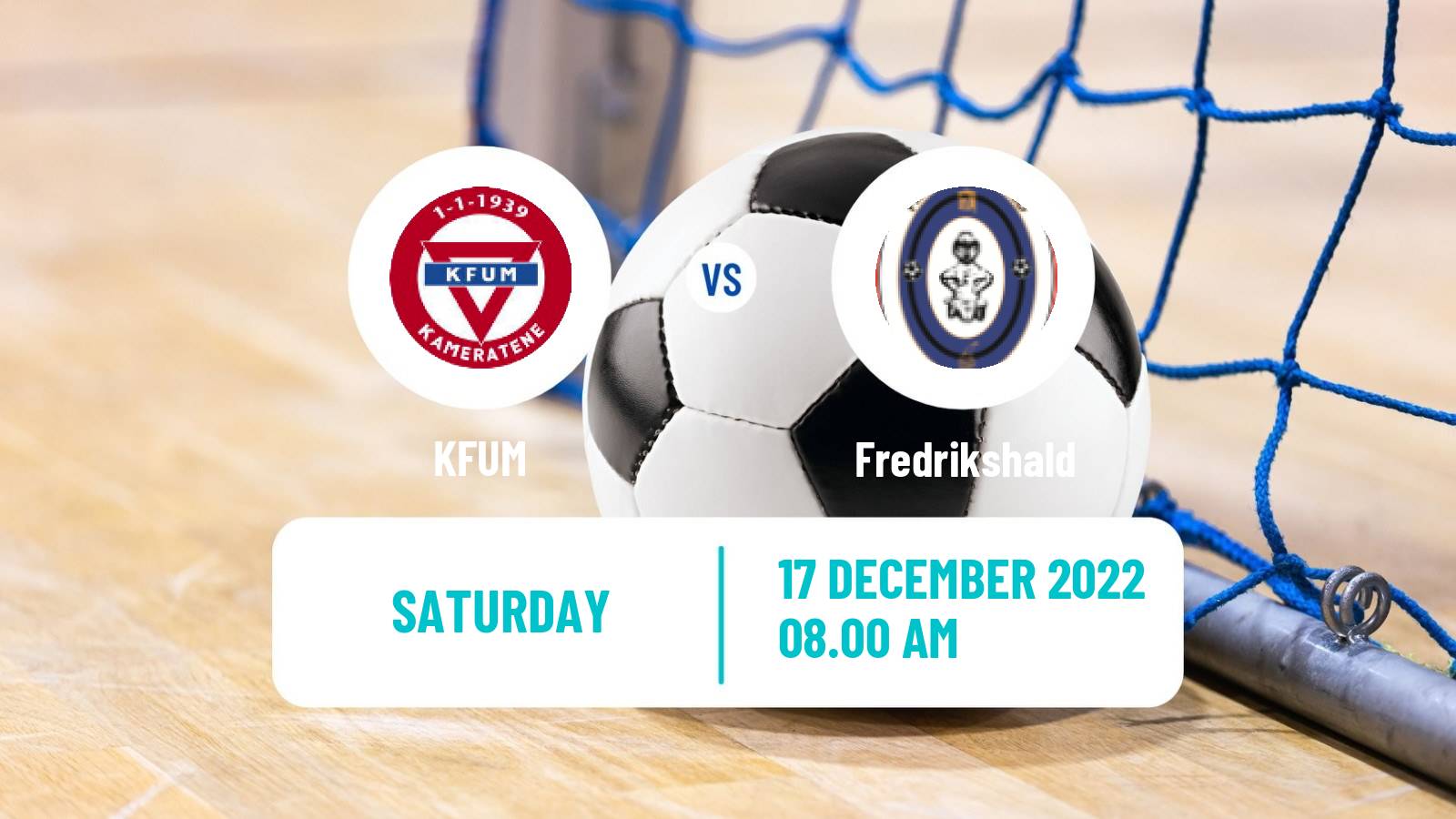 Futsal Norwegian Eliteserien Futsal KFUM - Fredrikshald