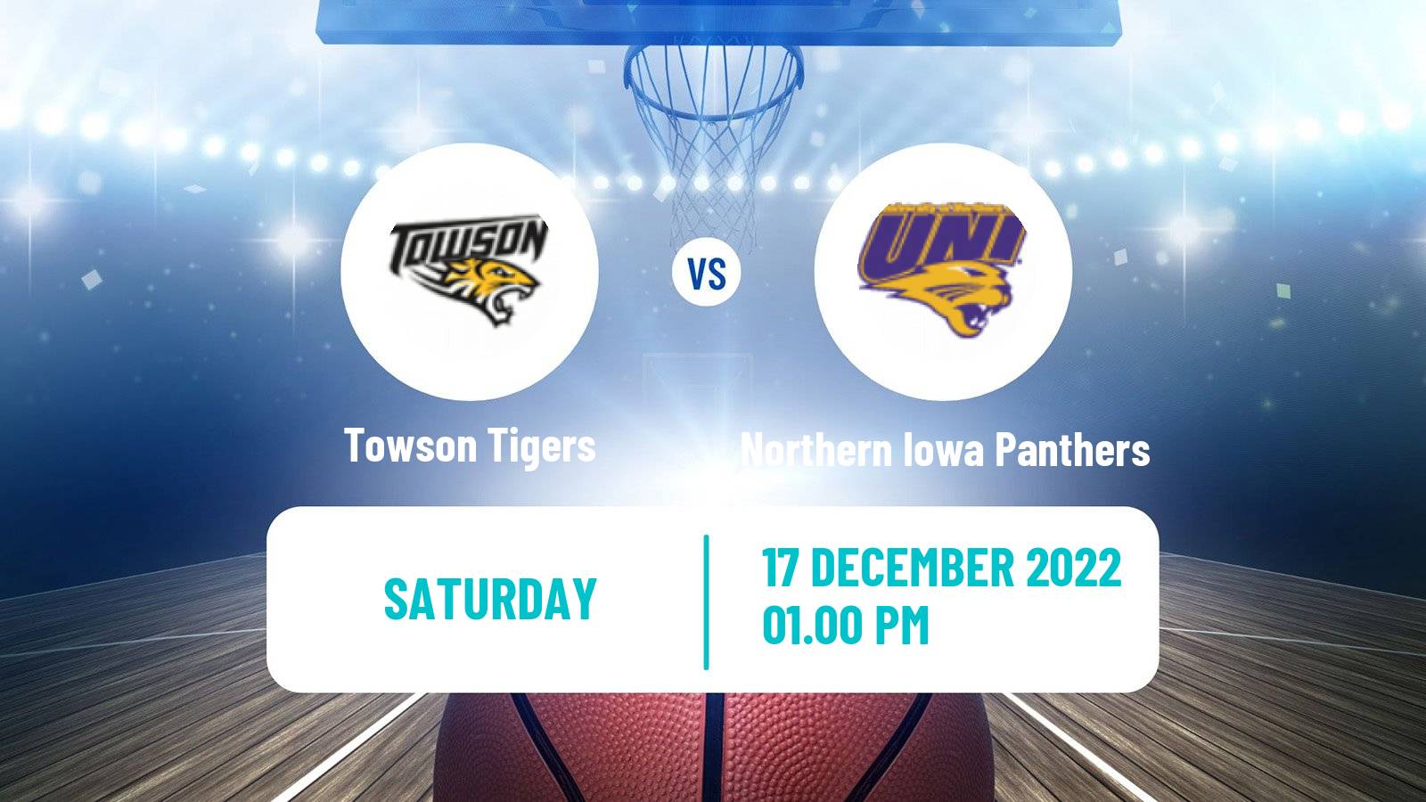 Basketball NCAA College Basketball Towson Tigers - Northern Iowa Panthers