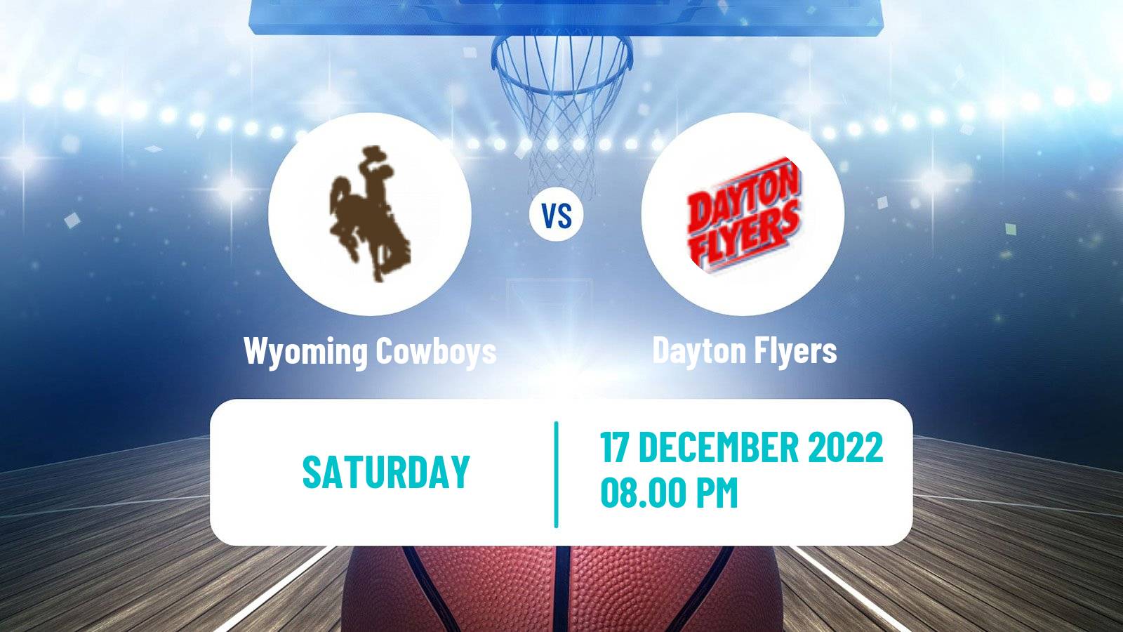 Basketball NCAA College Basketball Wyoming Cowboys - Dayton Flyers