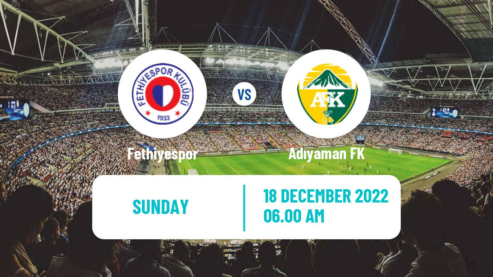 Soccer Turkish Second League Red Group Fethiyespor - Adıyaman