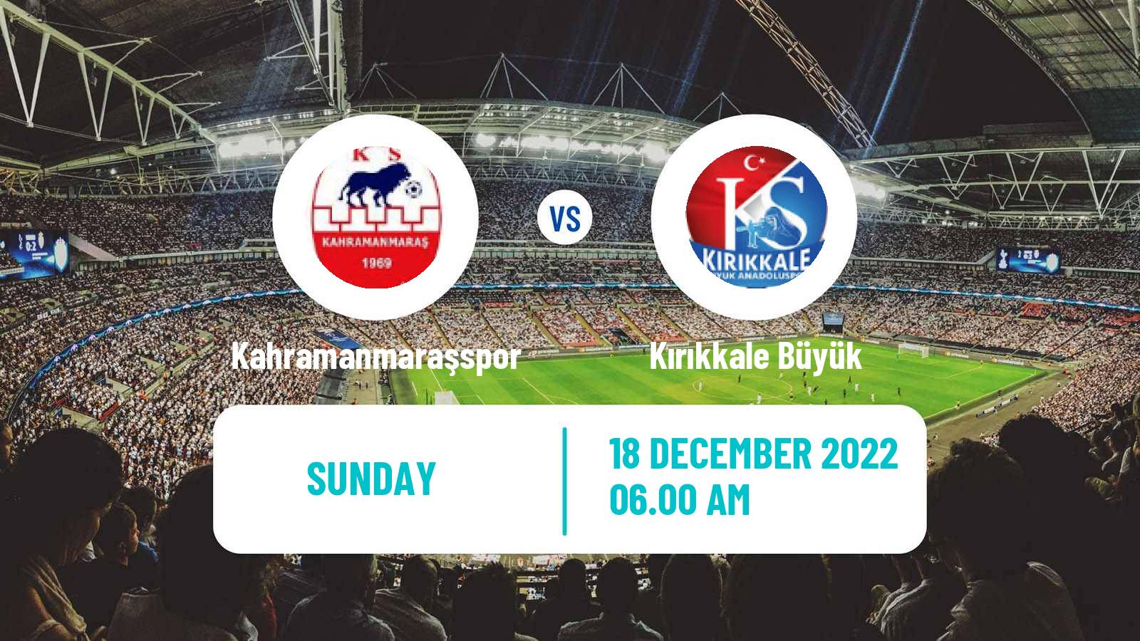 Soccer Turkish 3 Lig Group 2 Kahramanmaraşspor - Kırıkkale Büyük
