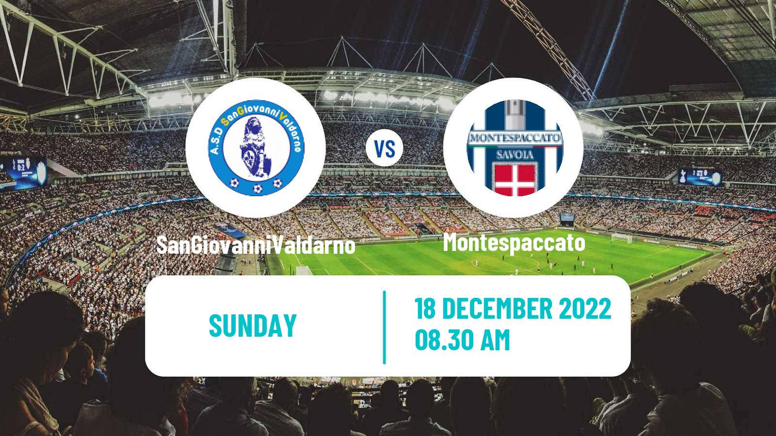 Soccer Italian Serie D - Group E SanGiovanniValdarno - Montespaccato