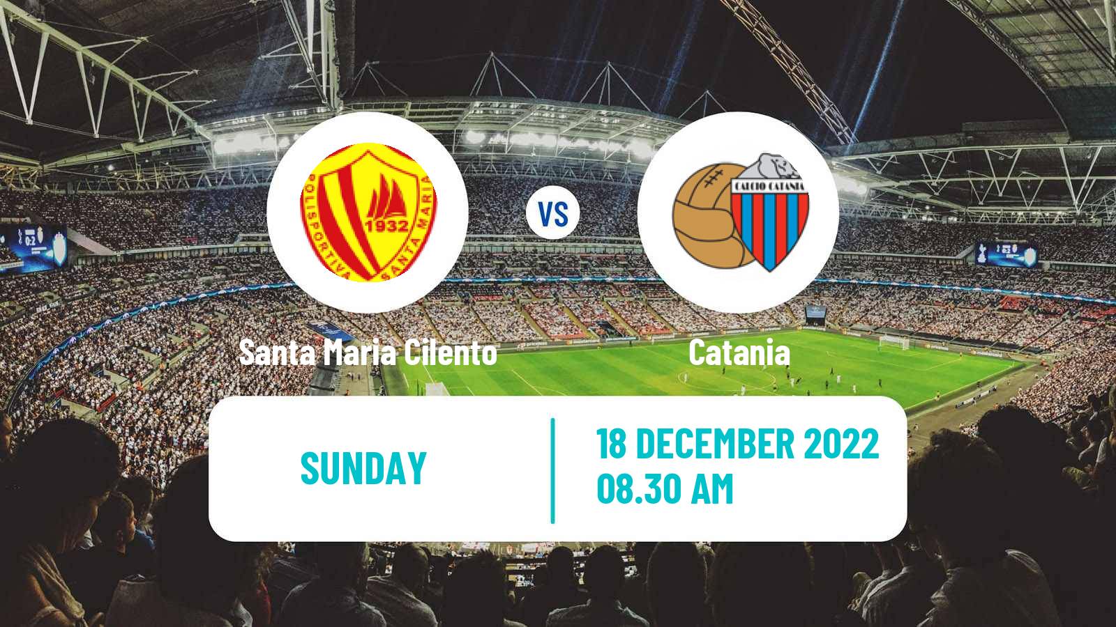 Soccer Italian Serie D - Group I Santa Maria Cilento - Catania