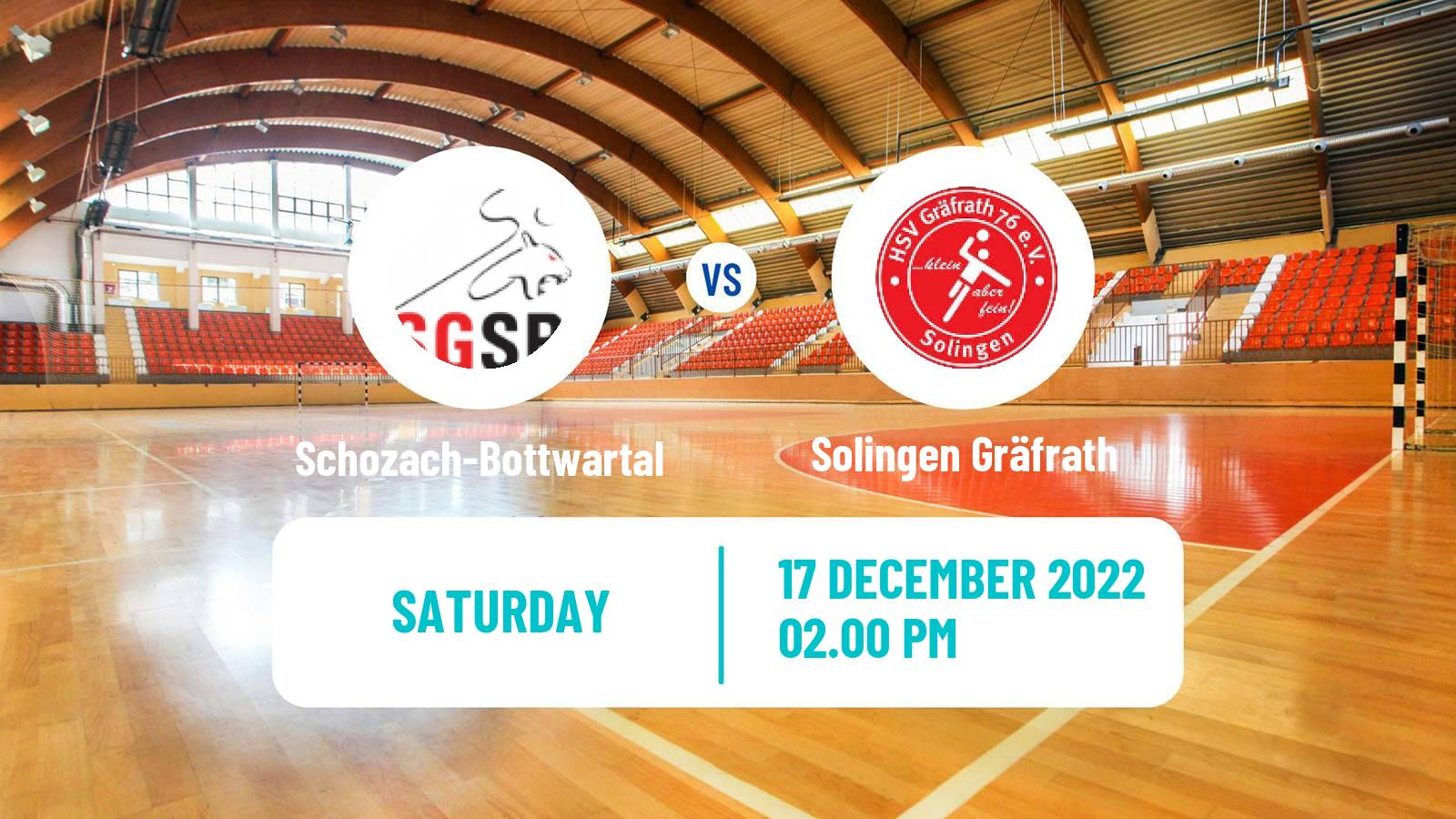 Handball German 2 Bundesliga Handball Women Schozach-Bottwartal - Solingen Gräfrath