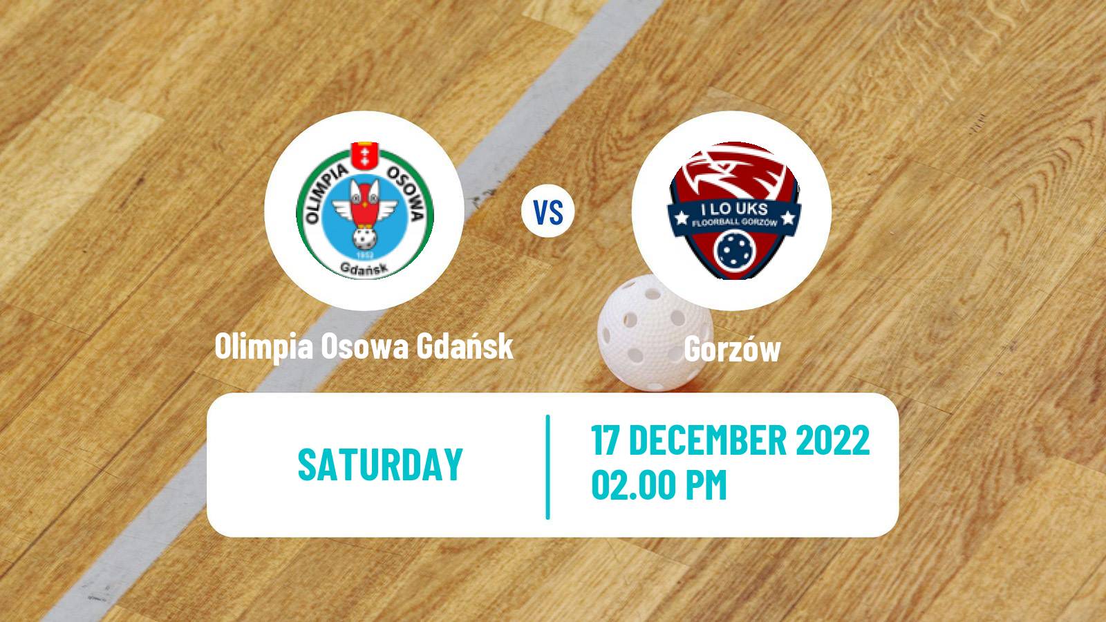 Floorball Polish Ekstraliga Floorball Olimpia Osowa Gdańsk - Gorzów