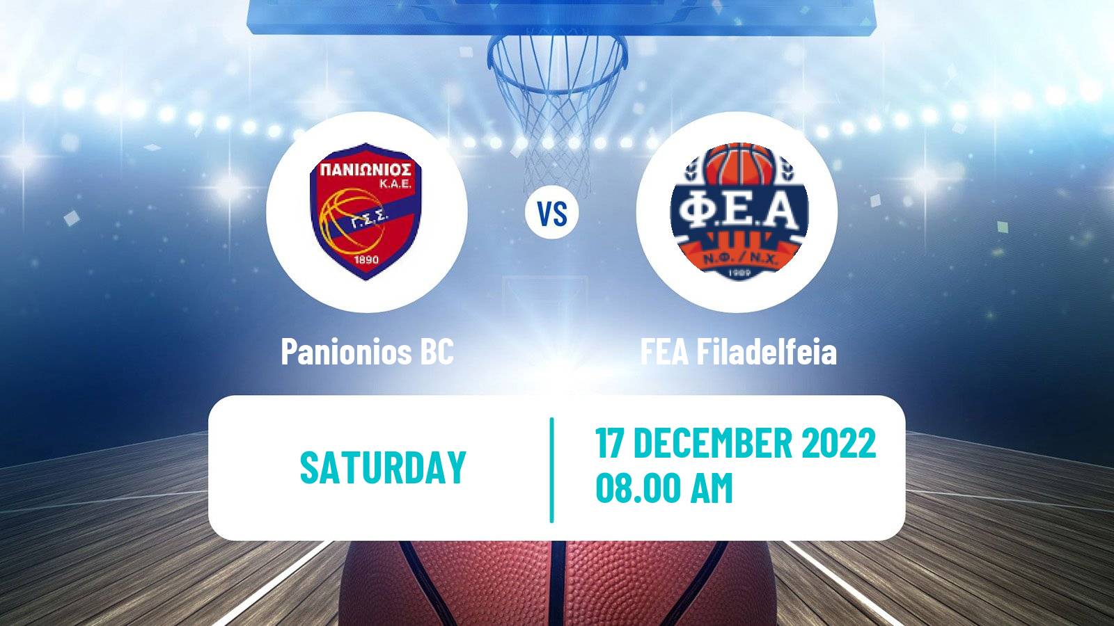 Basketball Greek Cup Basketball Panionios - FEA Filadelfeia