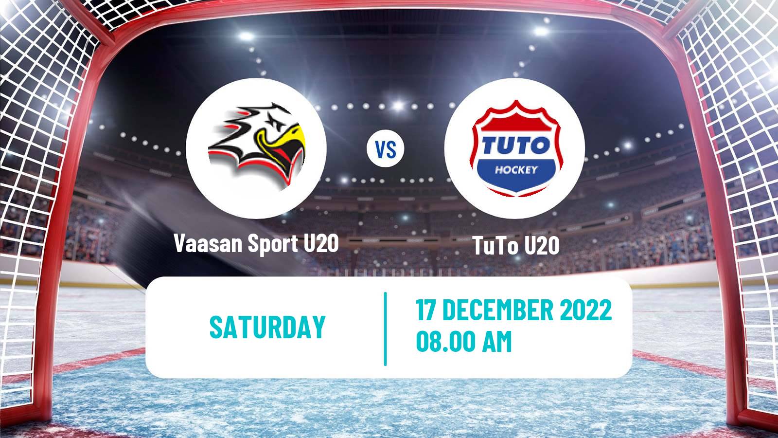 Hockey Finnish SM-sarja U20 Vaasan Sport U20 - TuTo U20