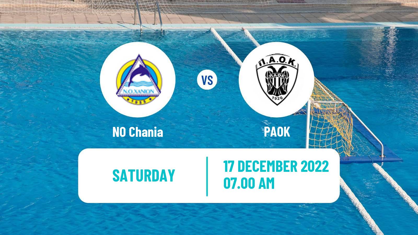 Water polo Greek A1 Water Polo Chania - PAOK