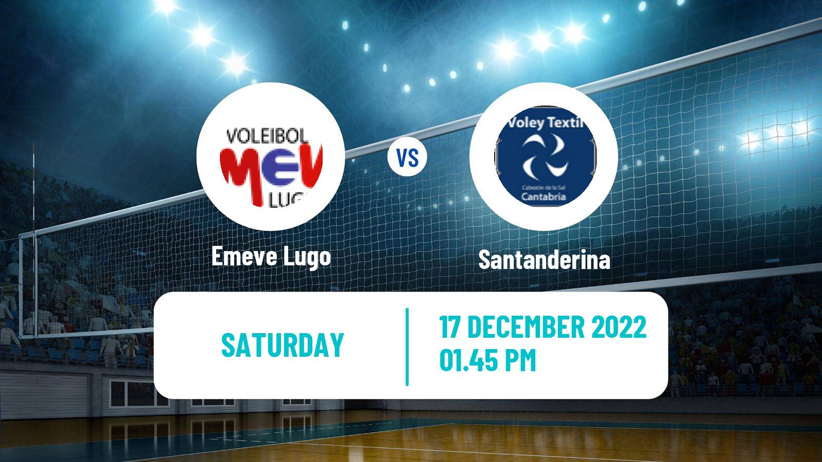 Volleyball Spanish SuperLiga Volleyball Emeve Lugo - Santanderina