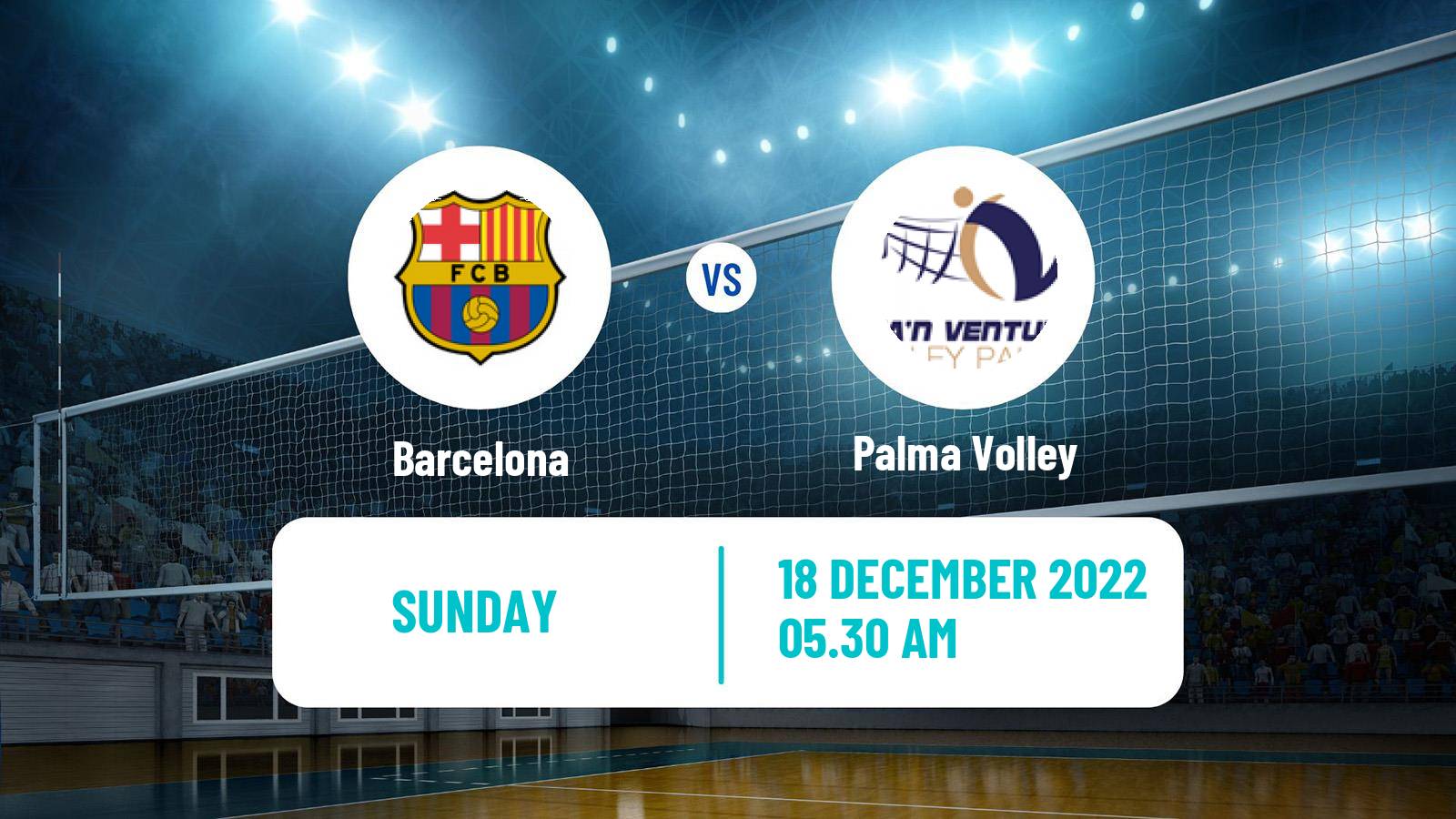 Volleyball Spanish SuperLiga Volleyball Barcelona - Palma Volley