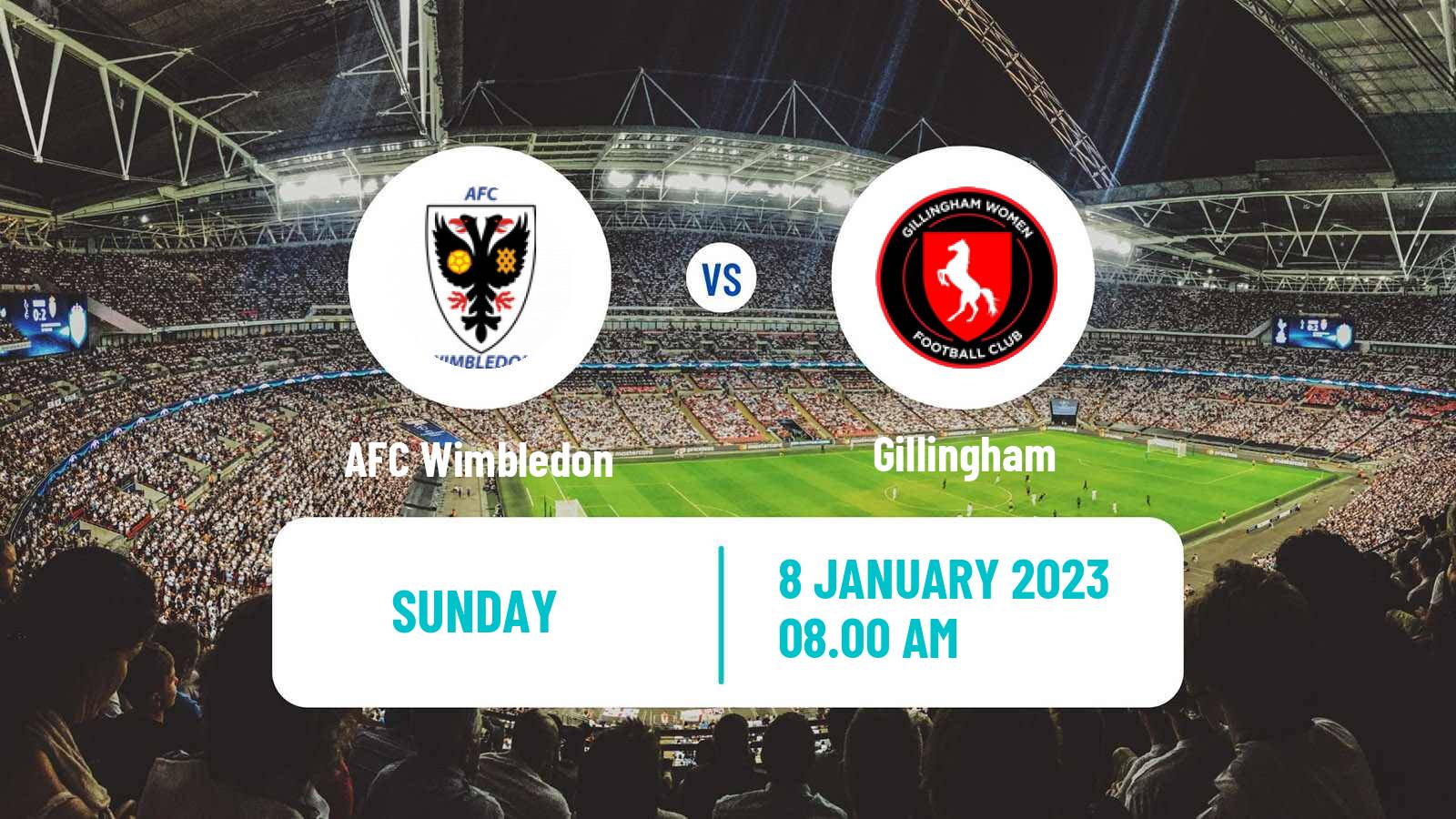 Soccer English FA Cup Women AFC Wimbledon - Gillingham