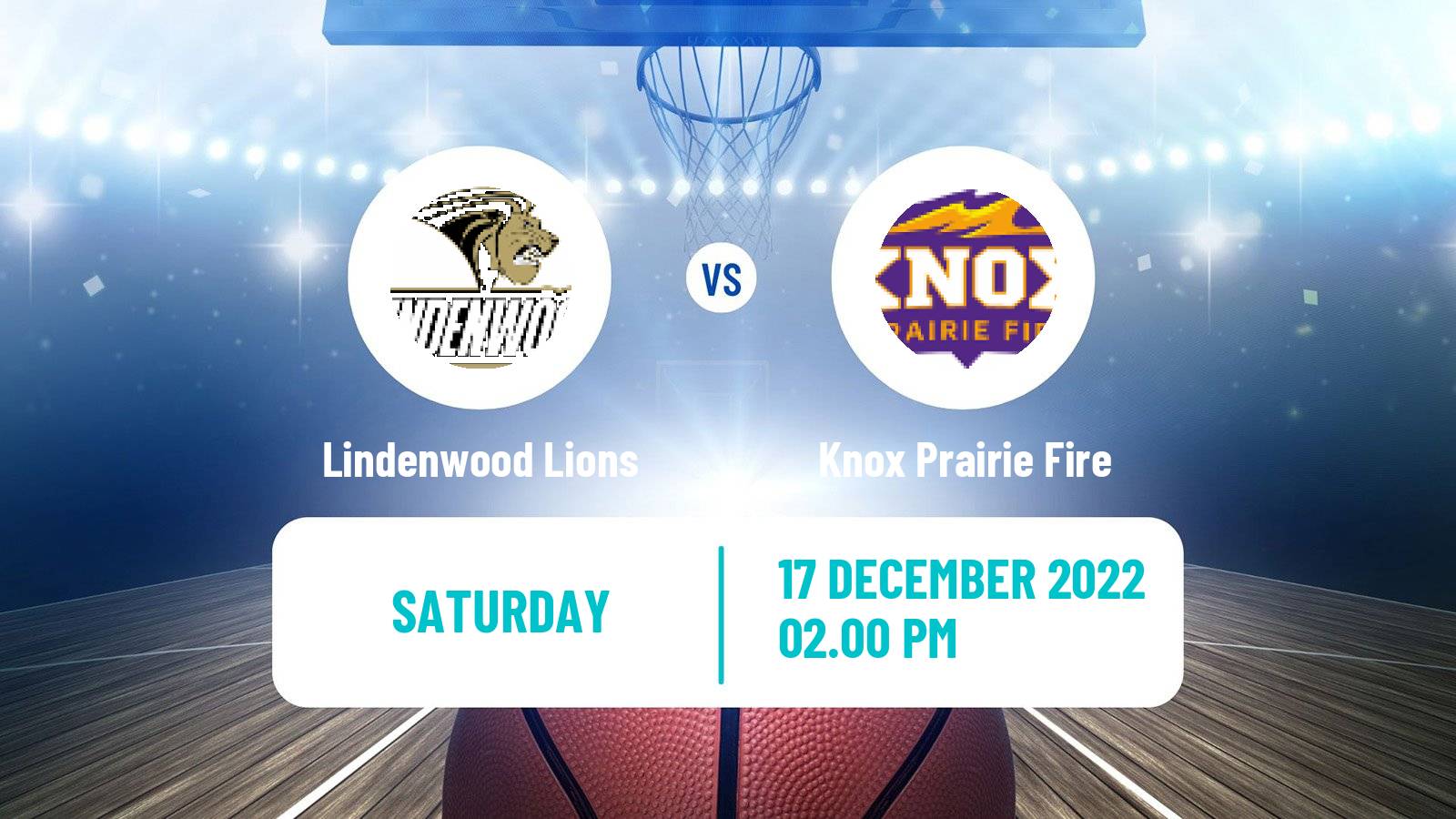 Basketball NCAA College Basketball Lindenwood Lions - Knox Prairie Fire